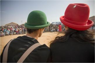 Actuación en el campo de refugiados de Choucha. ©Samuel Rodríguez/PSF